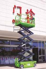 Automatic Scissor Lift Small Size 8m Electrical Driving 230kg Aerial Working Platform