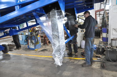 0.6m Mechanical Hydraulic Mobile Dock Ramp with Outriggers , 6000Kg