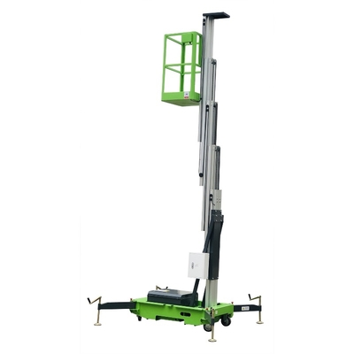 Single Mast Aerial Work Platform Vertical Lift
