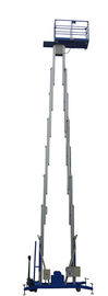 Platform Height Max 10m Double Mast Aluminum Vertical Lift Loading Capacity 200kg with Extension Platform