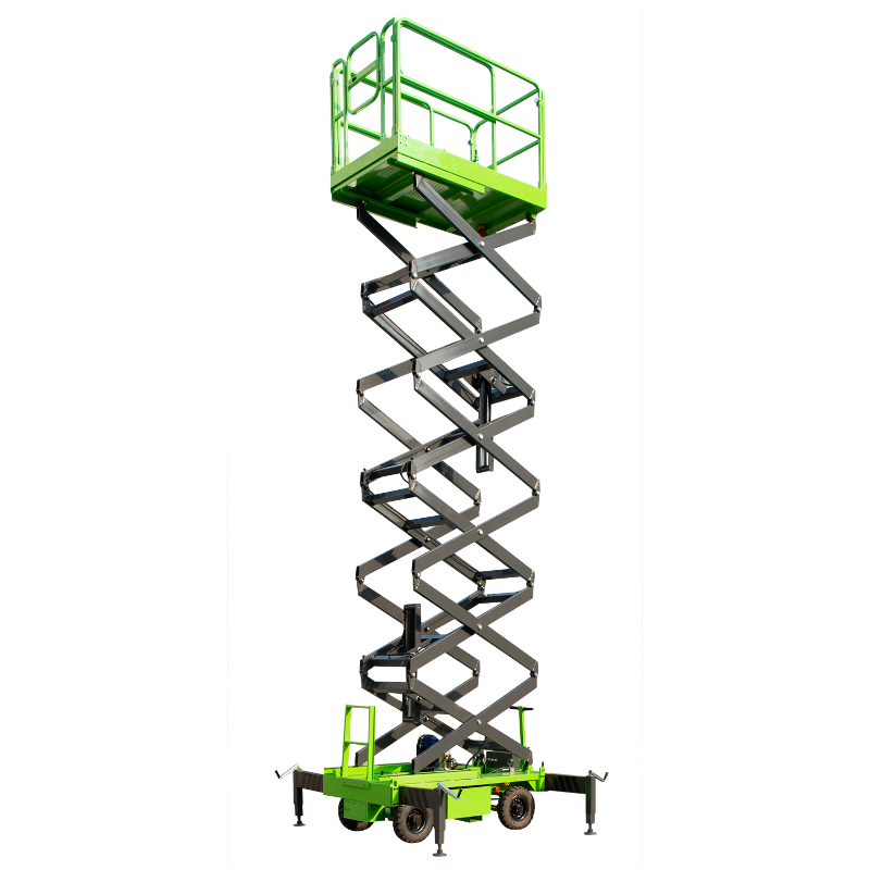 9000mm Height Mobile Scissor Lift Mobile Hydraulic Lift Platform For Cleaning